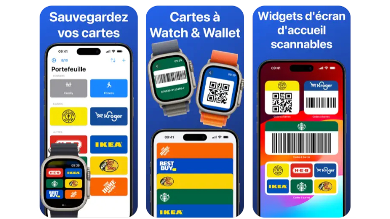 Applications carte de fiélité Barcodes