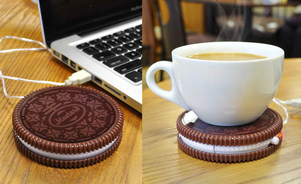Chauffe-tasse USB biscuit