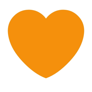 emoji coeur orange emoji coeur orange