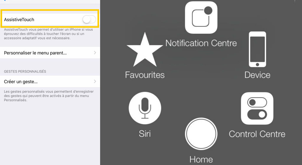 Ajoutez un bouton d'accueil à même votre écran d'iPhone ou iPad