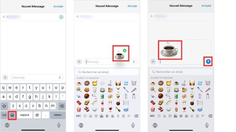 Voici les étapes pour envoyer un emoji géant avec Messages sur iPhone Voici les étapes pour envoyer un emoji géant avec Messages sur iPhone