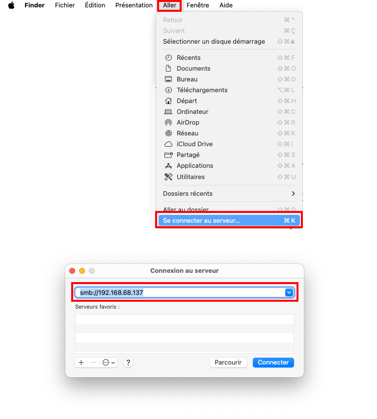 Comment connecter un disque réseau sur un Mac