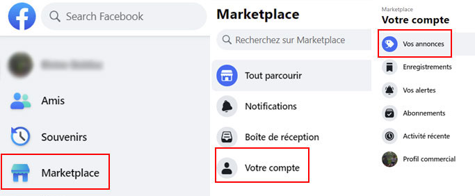 comment signaler acheteur facebook marketplace