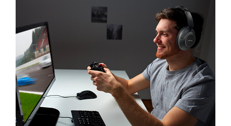 Casque EarFun Wave Pro jeux vidéo.