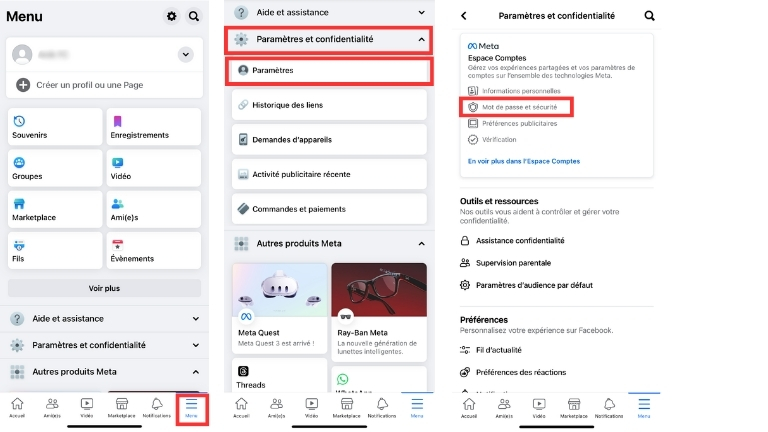 Comment recevoir des alertes de connexions inconnues sur l'application mobile Facebook Comment recevoir des alertes de connexions inconnues sur l'application mobile Facebook