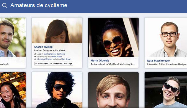 Recherche dans le graphe Facebook