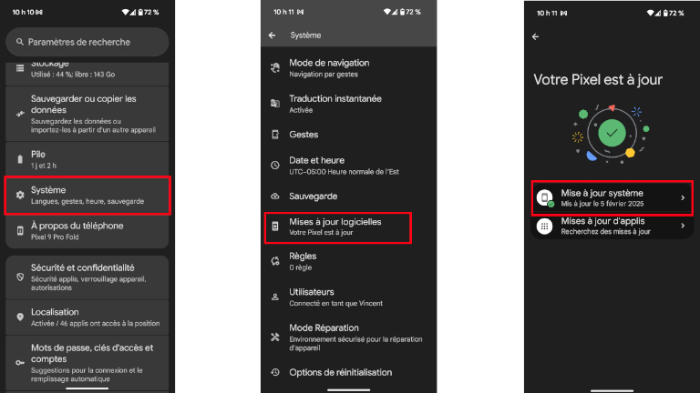 Comment faire sa mise à jour Pixel Drop