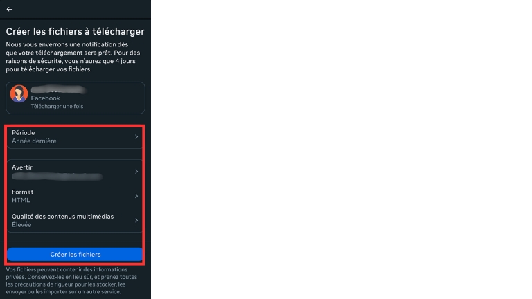 Voici les étapes pour le téléchargement de toutes nos photos sur notre profil Facebook et Instagram