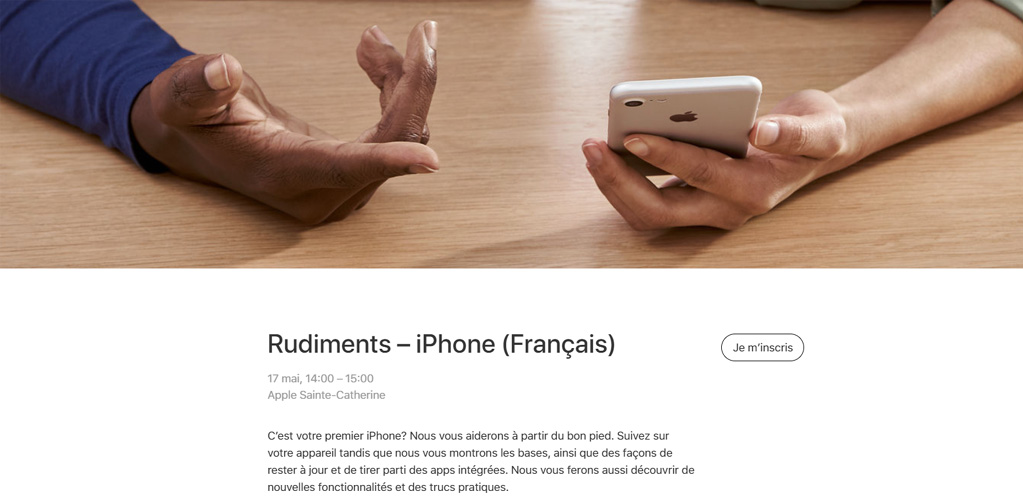 Today at Apple au Qu&eacute;bec