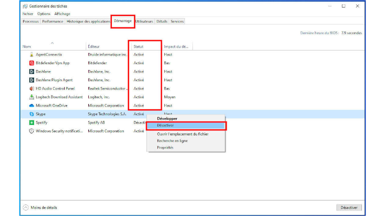 Voici comment désactiver l’ouverture d’application automatique au démarrage de son ordinateur sur Windows 10. Voici comment désactiver l’ouverture d’application automatique au démarrage de son ordinateur sur Windows 10.