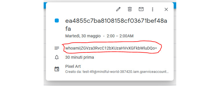 Un pirate informatique peut prendre contrôle à distance de notre ordinateur via un script dans un événement de Google Agenda. Script malveillant Google Agenda