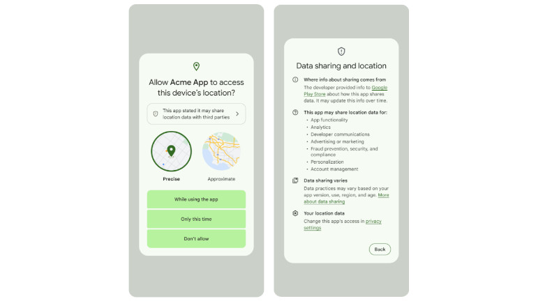 Android 14 confidentialit&eacute;