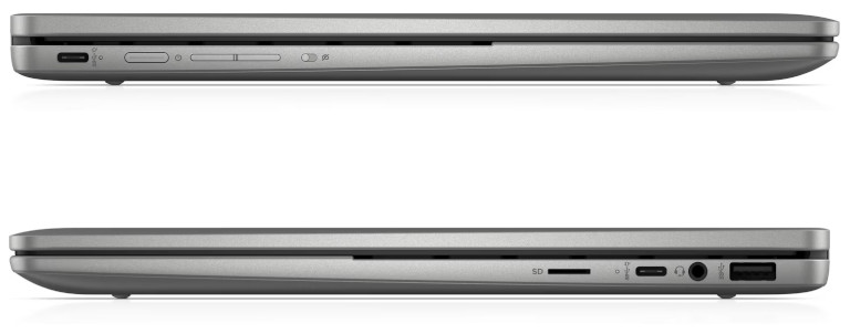 HP Chromebook x360 14c-cd0000ca ports