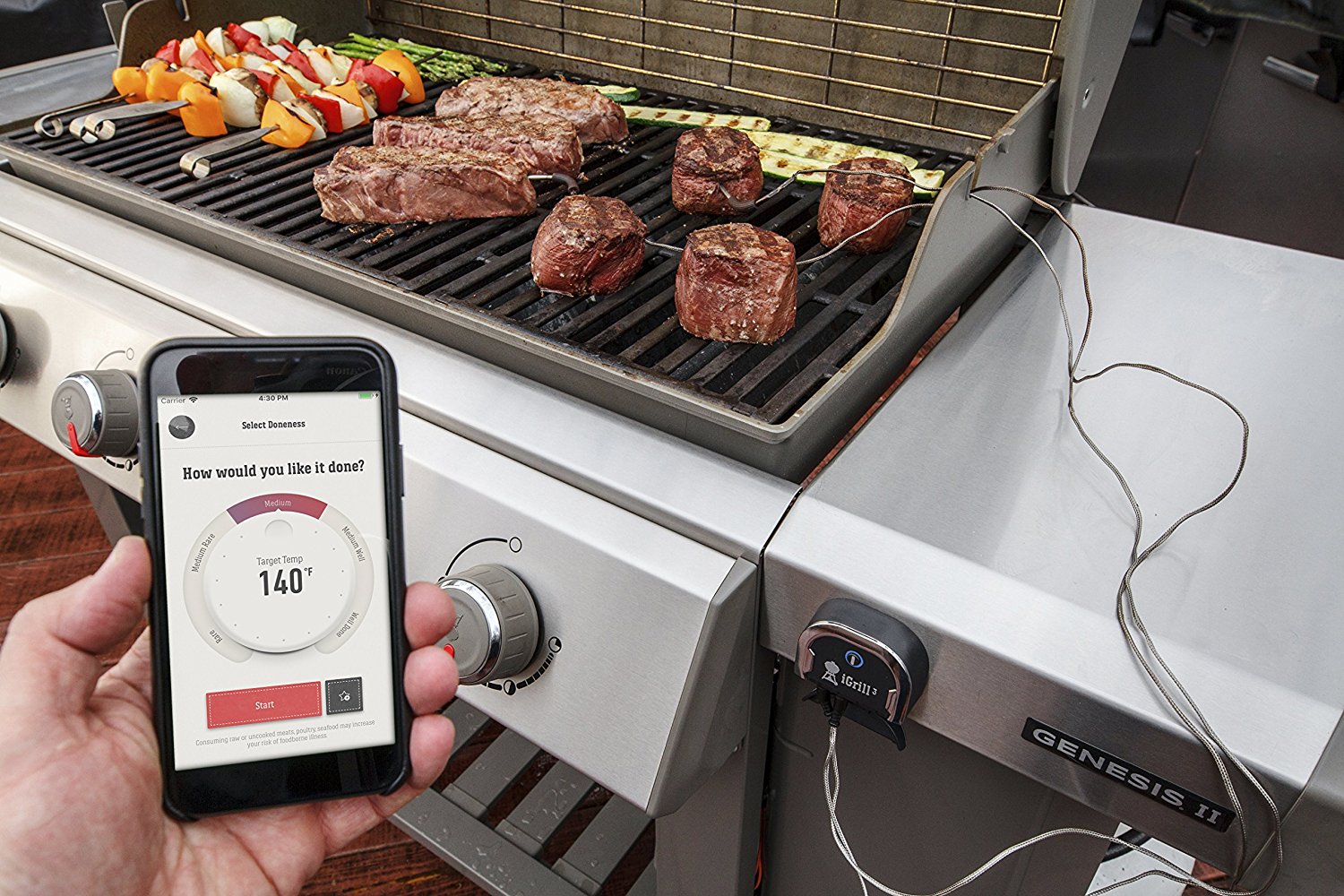 iGrill 3 thermom&egrave;tre intelligent BBQ