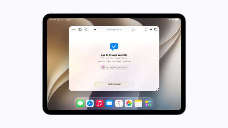 iOS 27 demande visite site web