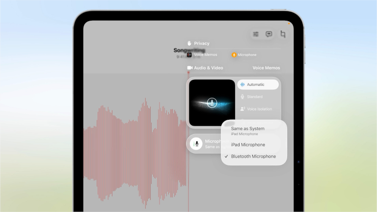 iPadOS 26 gestion audio