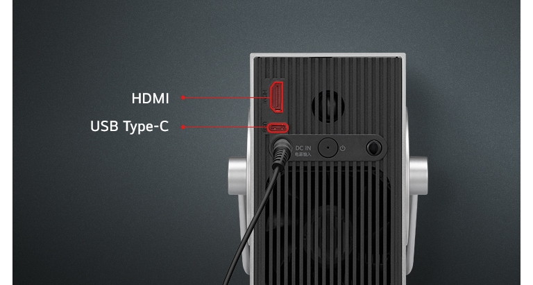 LG Cinebeam Q connectivité