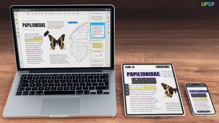 UPDF disponible sur tous les types d'appareils