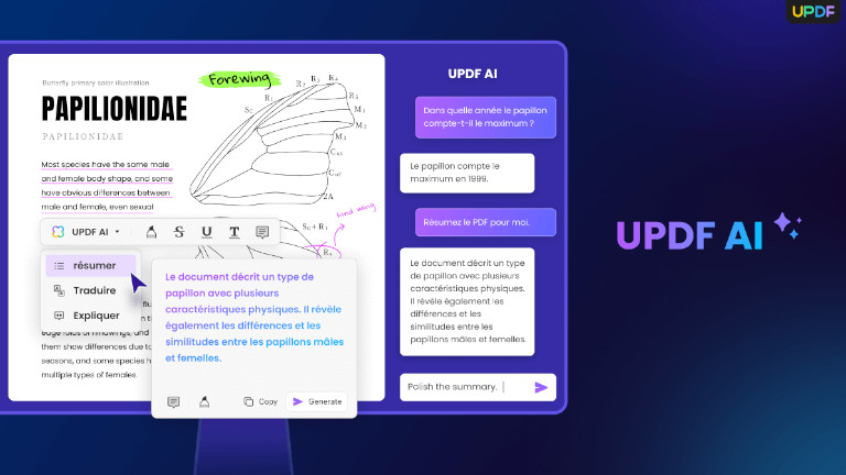 UPDF AI traduction