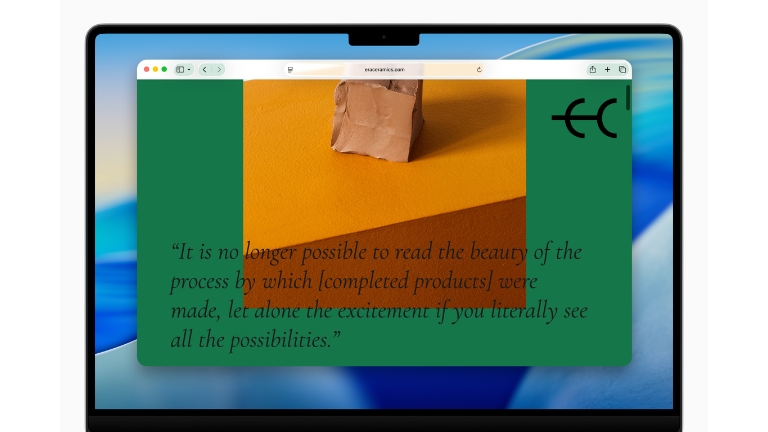 Safari propose une expérience revisitée, mais toujours familière, avec des onglets arrondis qui flottent dans la barre d’outils et une barre latérale redessinée.