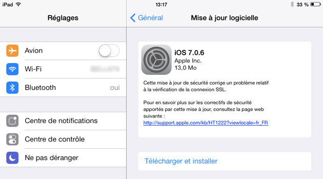 Ios Update French Comment installer les mises à jour d'iOS sur un iPhone, iPad ou iPod Touch