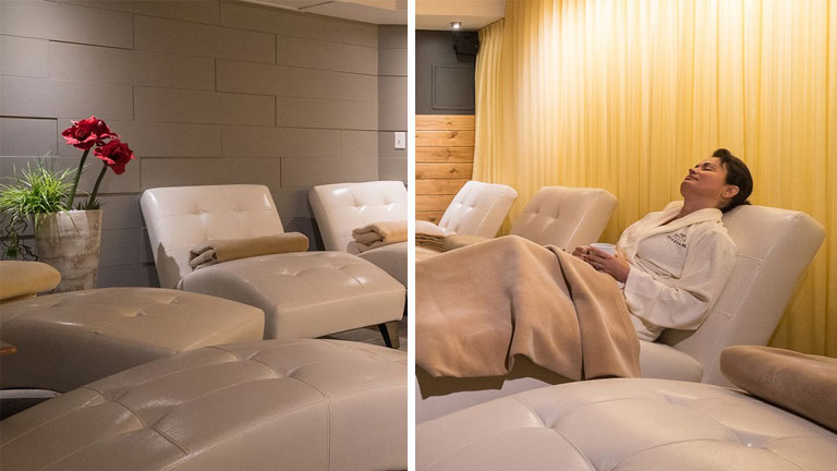 Le Spa détente du Manoir est certifié SPA d'excellence par l'Association québécoise des spas. manoir du lac william soins spa détente certifié