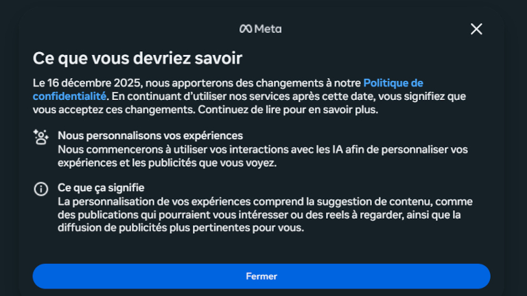 Meta Politique Confidentialit&eacute;