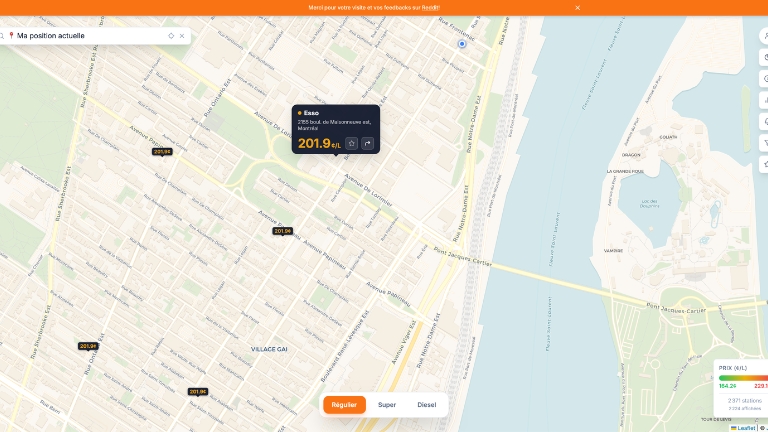 Metsdugaz.com r&eacute;cup&egrave;re les donn&eacute;es officielles pour les pr&eacute;senter de fa&ccedil;on tr&egrave;s conviviale et sans publicit&eacute;.&nbsp;