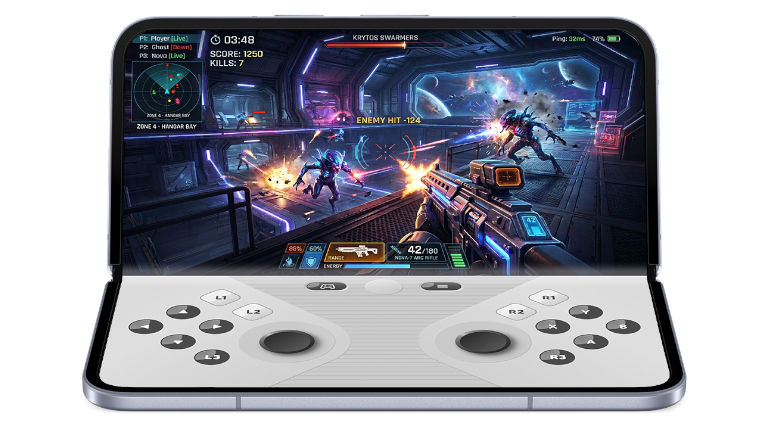 Mise &agrave; jour Andoird 17 jeu t&eacute;l&eacute;phone pliable