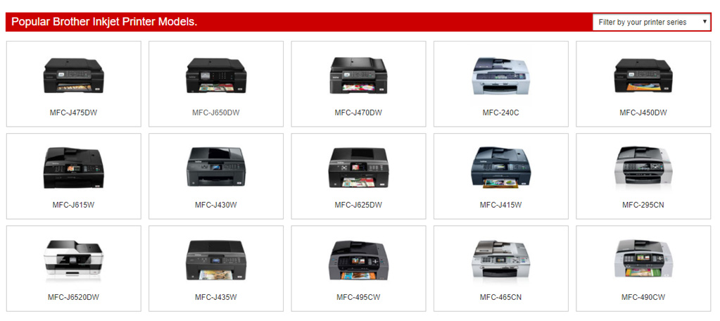 Mod&egrave;les imprimantes