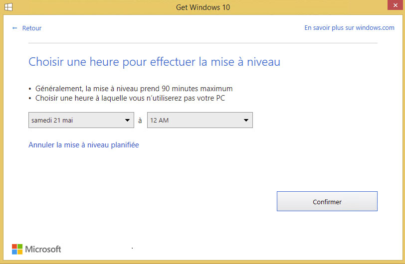 Emp&ecirc;cher Windows 10