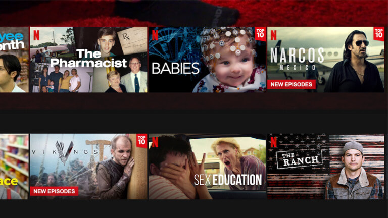nouveaut&eacute; top 10 pays netflix