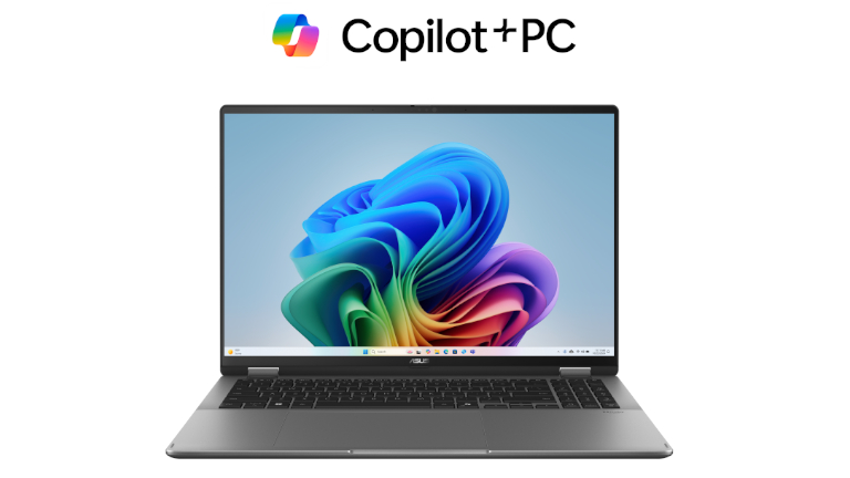 le Vivobook 16 Flip intègre des fonctions d'IA dont Copilot+. ASUS Vivobook16 Flip IA