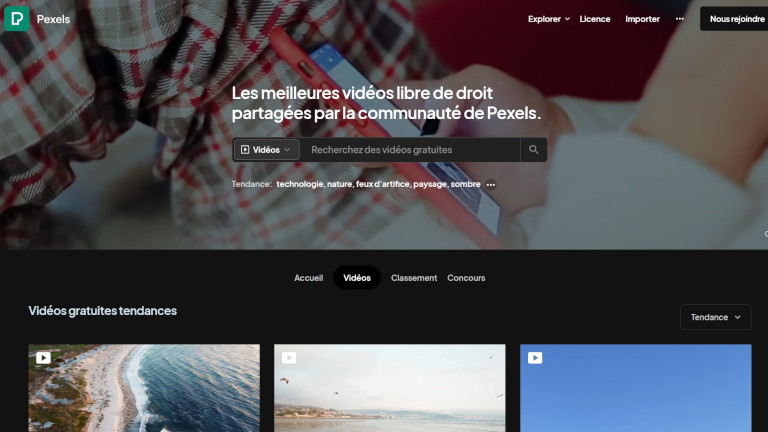 Pexels vidéo libre de droits