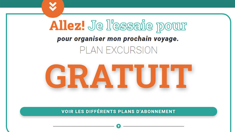 Planning Motion est décliné en deux plans d’abonnement : un gratuit, et un payant. planning motion deux offres abonnement gratuit payant excursion évasion