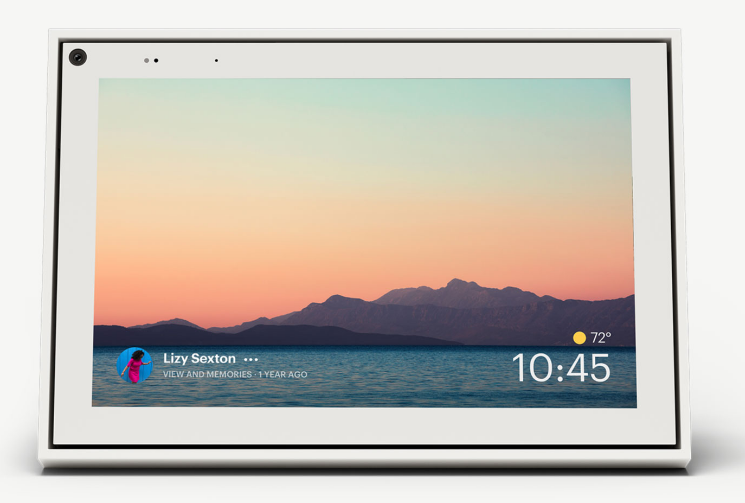Facebook Portal Cam&eacute;ra Cache Messenger