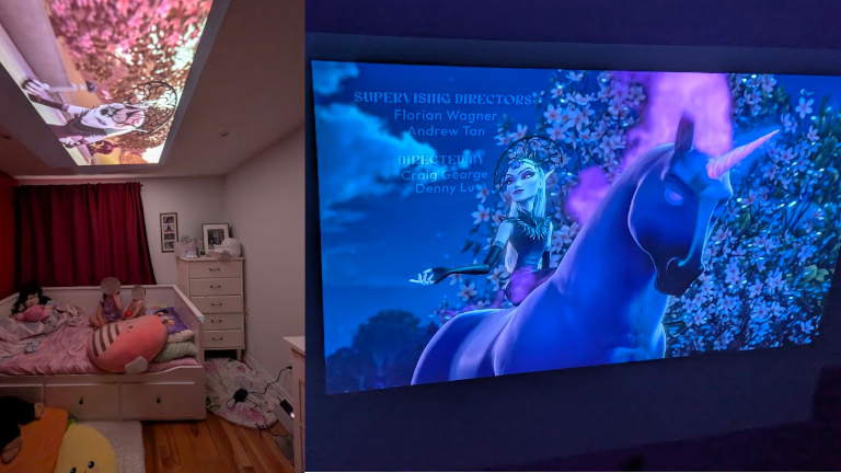 Proejcteur Epson LifeStudio EF-72 plafond