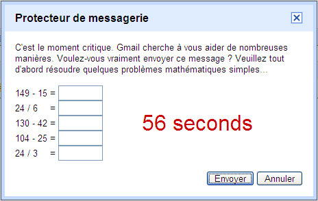 gmail protecteur courriel