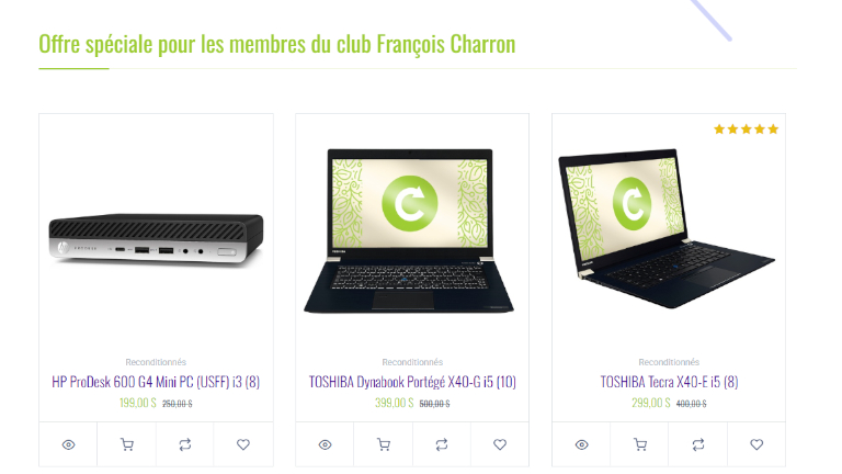 Rabais exclusifs ordinateurs Insertech