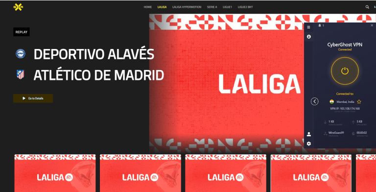 Regarder la Liga avec un VPN.