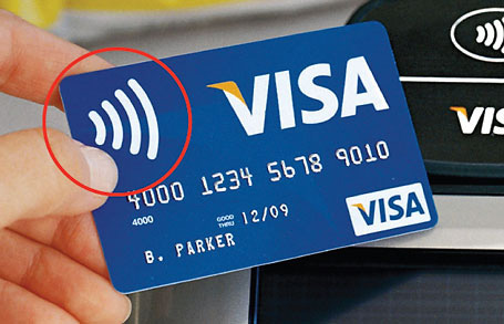 Carte Visa RFID