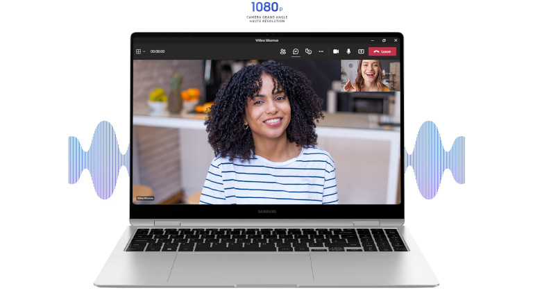 Webcam du Galaxy Book4 Pro 360