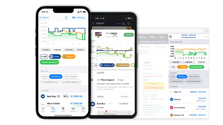 ShopSavvy compare instantan&eacute;ment les prix sur le web et chez les concurrents locaux pour s'assurer qu'on ne paie pas trop cher.