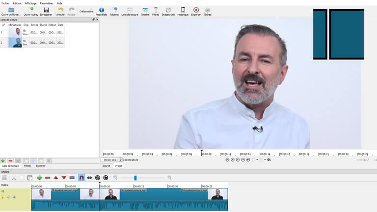 Grâce à son interface simple, le logiciel Shotcut est facile à utiliser pour les débutants. shotcut logiciel montage vidéo