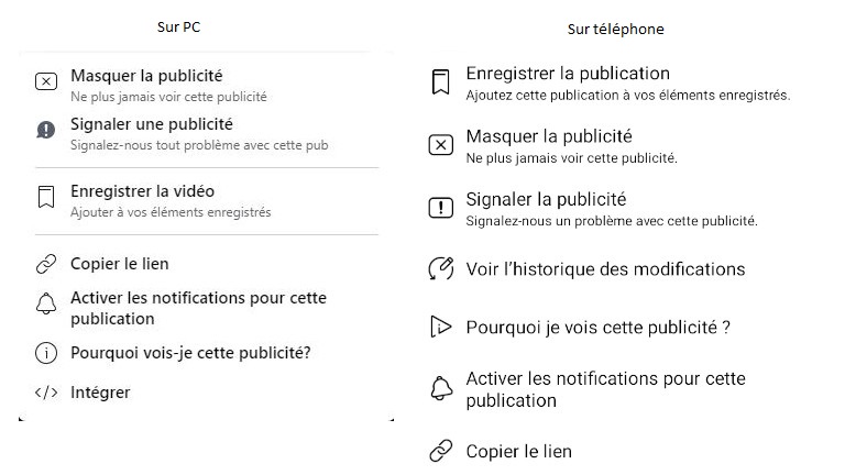 signalement facebook contenu signaler