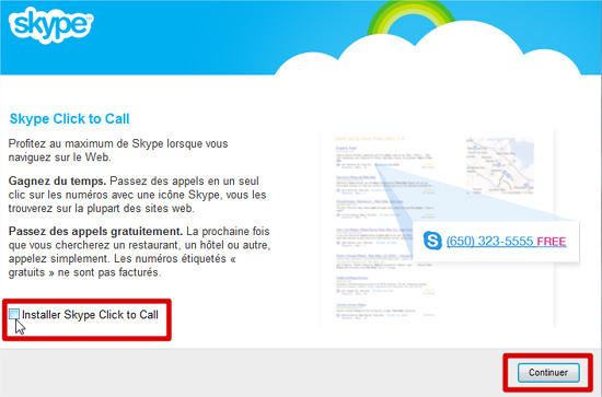 Skype Click to Call