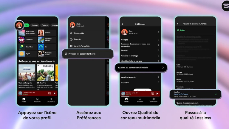 Comment activer Spotify Lossless
