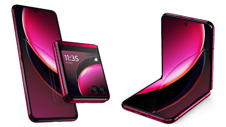 Téléphone Razr+ écran pliable