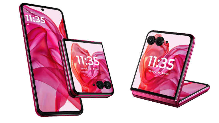 T&eacute;l&eacute;phone pliable Motorola Razr+ 2024.