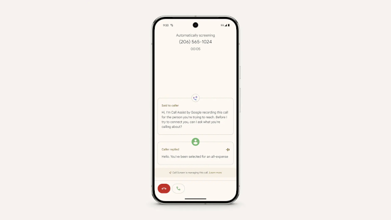 Call Screen Pixel 10 Pro